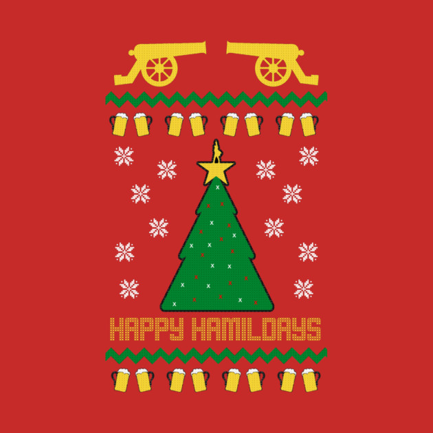 Happy Hamildays: A Hamilton Christmas Sweater Hamiltonmusical