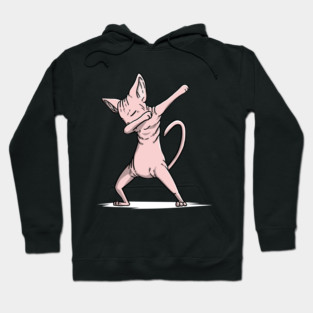 Funny Dabbing Sphynx Cat Hoodie