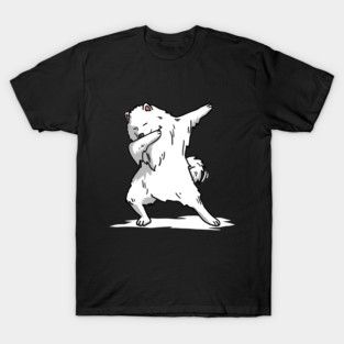 Funny Dabbing Samoyed Dog T-Shirt