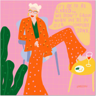 It’s ok to be scared Posters and Art