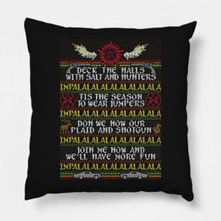 A Supernatural Carol Pillow