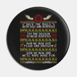 A Supernatural Carol Pin