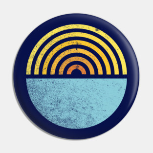 Vinyl Sunset Pin