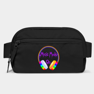 Music Mode On Rainbow Headphones Bag