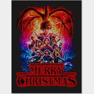 Stranger Things Ugly Christmas Sweater Posters and Art