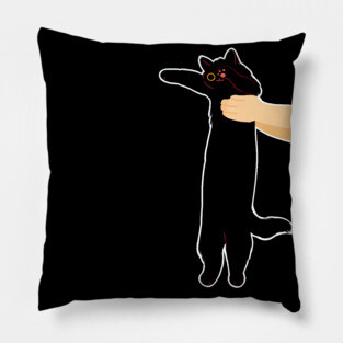 long long cat Pillow