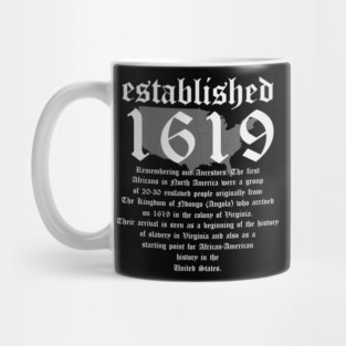 Project 1619 Established American Map Vintage Black History Mug
