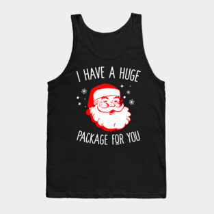I Have A Huge Package For You Dirty Santa Tank Top