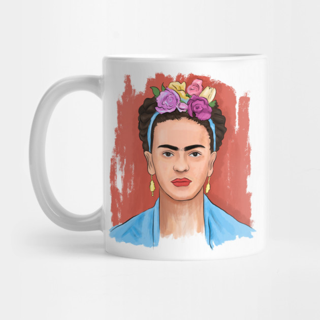 Floral Crown Woman Portrait Illustration by denizko