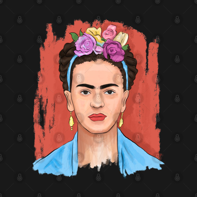 Floral Crown Woman Portrait Illustration by denizko