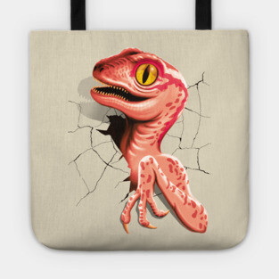 Baby Velociraptor Hatching Tote