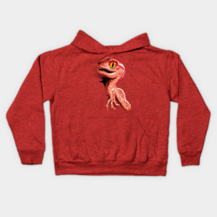 Baby Velociraptor Hatching Kids Hoodie
