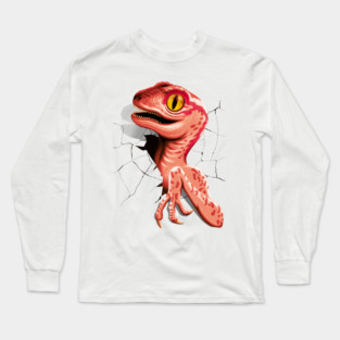 Baby Velociraptor Hatching Long Sleeve T-Shirt