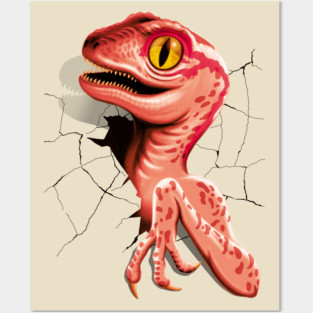Baby Velociraptor Hatching Posters and Art