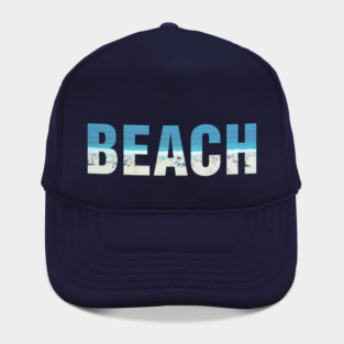 Beach Slogan Hat