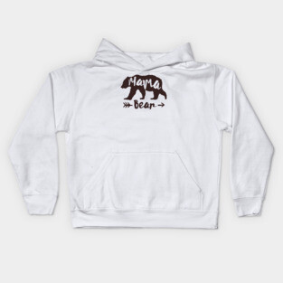 Mama Bear Vintage Kids Hoodie