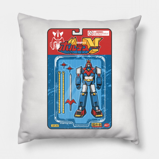 Voltes V Action figure Pillow by Kensuke