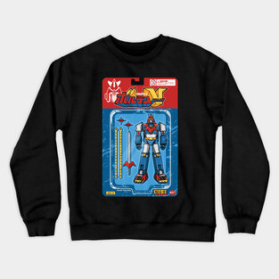 Voltes V Action figure Crewneck Sweatshirt