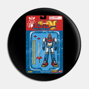 Voltes V Action figure Pin