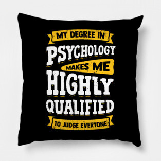 Psychology Psychologist Gift Pillow