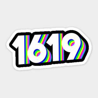 Black History Month 1619 African American Sticker