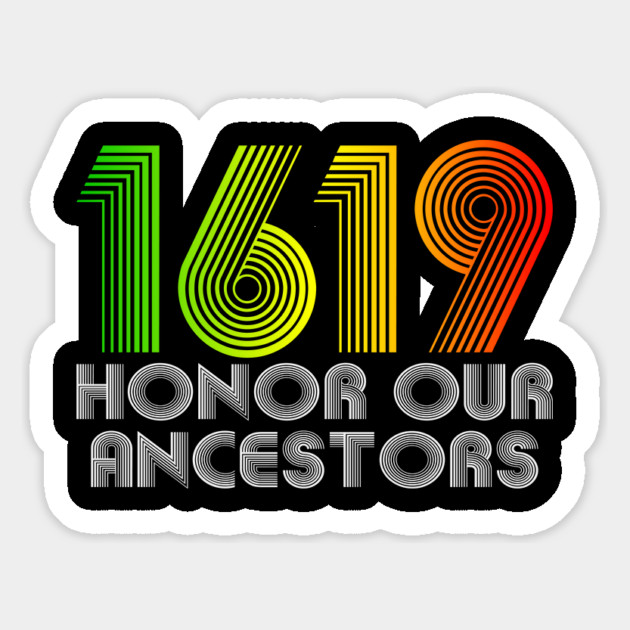 1619 Our Ancestors Project Black History Magnet by UrbanLifeApparel