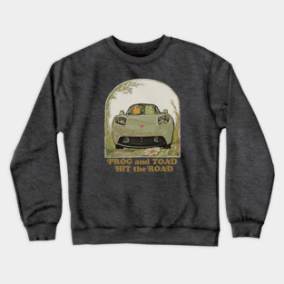 Frog And Toad Hit The Road Crewneck Sweatshirt