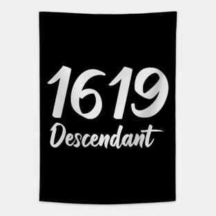 1619 Descendant Black History Tapestry