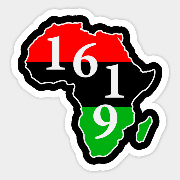 1619 Black History Month Africa Flag Magnet by UrbanLifeApparel