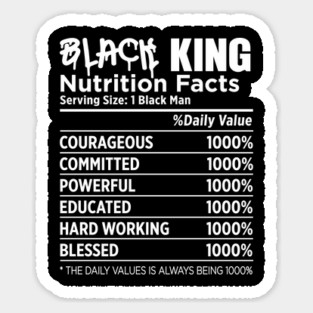 Black King Nutrition Magnet