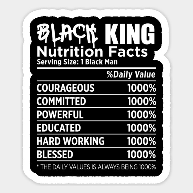 Black King Nutrition Magnet by UrbanLifeApparel