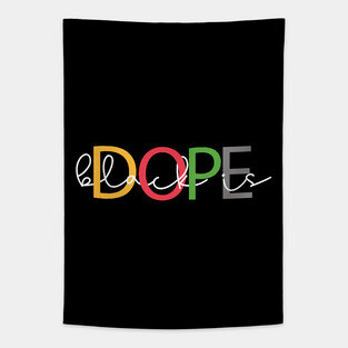 Black Is Dope Tapestry