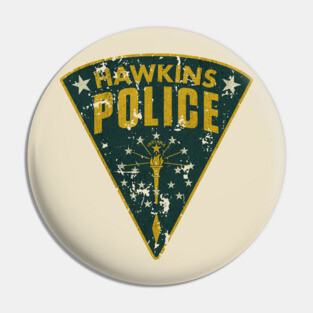 Hawkins Police Department Patch Pin