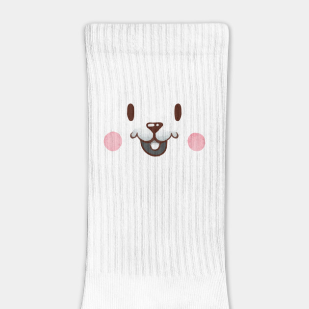 Cute Watercolor bunny Face by Tshirtiz