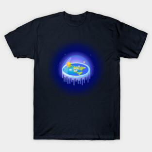 flat earth T-Shirt