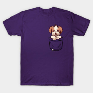 Pocket Shih Tzu Puppy T-Shirt