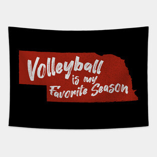 Nebraska Volleyball is My Favorite Season Tapestry