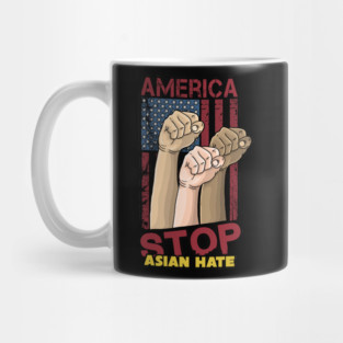 America - stop asian hate Mug