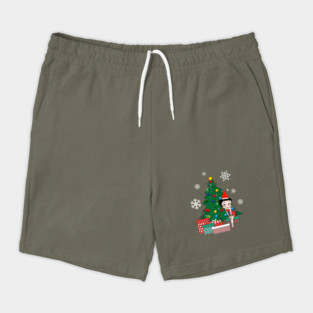 Betty Boop Around The Christmas Tree Shorts