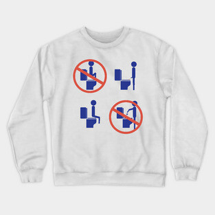Simple Rules For The Toilet Crewneck Sweatshirt