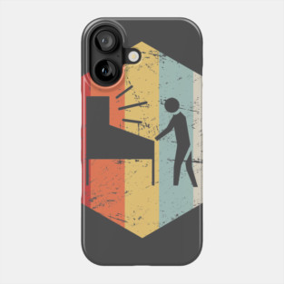 Retro 70s Pinball Player Phone Case