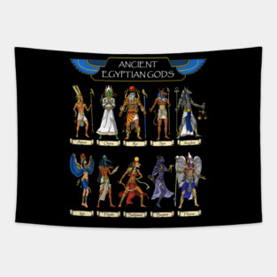 Ancient Egyptian Gods Tapestry