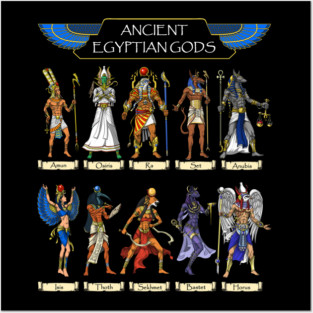 Ancient Egyptian Gods Posters and Art