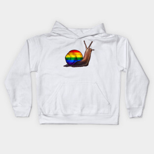 Pride Snail Kids Hoodie