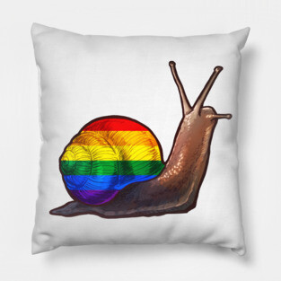Pride Snail Pillow
