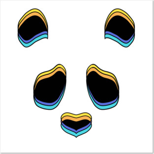 Glitch Panda Posters and Art