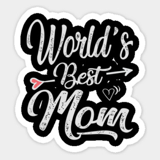 worlds best mom Sticker