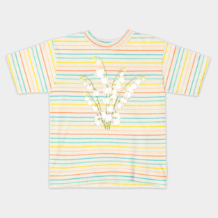 white lily of valley 2021 Kids T-Shirt