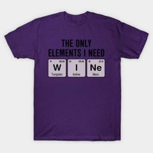 Wine Chemistry Elements T-Shirt