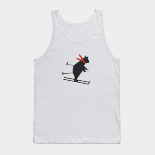 Bear skiing Tank Top
